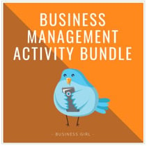 business management activity bundle